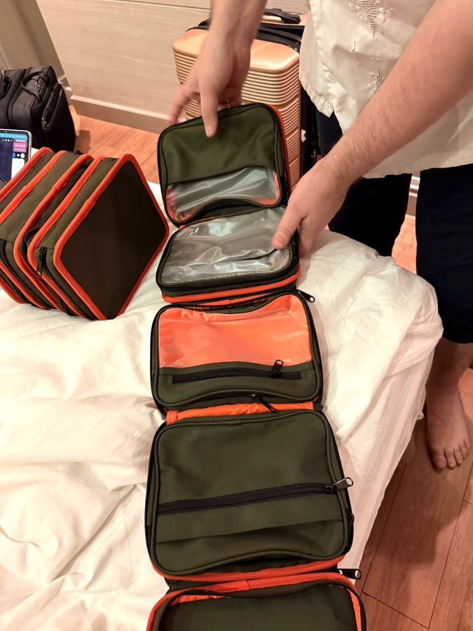 Several finished DashKit prototypes laid out together